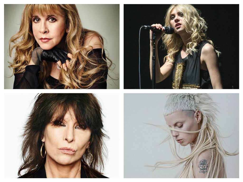 Girl Power: Stevie Nicks, Chrissie Hynde, Taylor Momsen & Die Antwoord’s Yolandi Visser:   (Nov/2016))