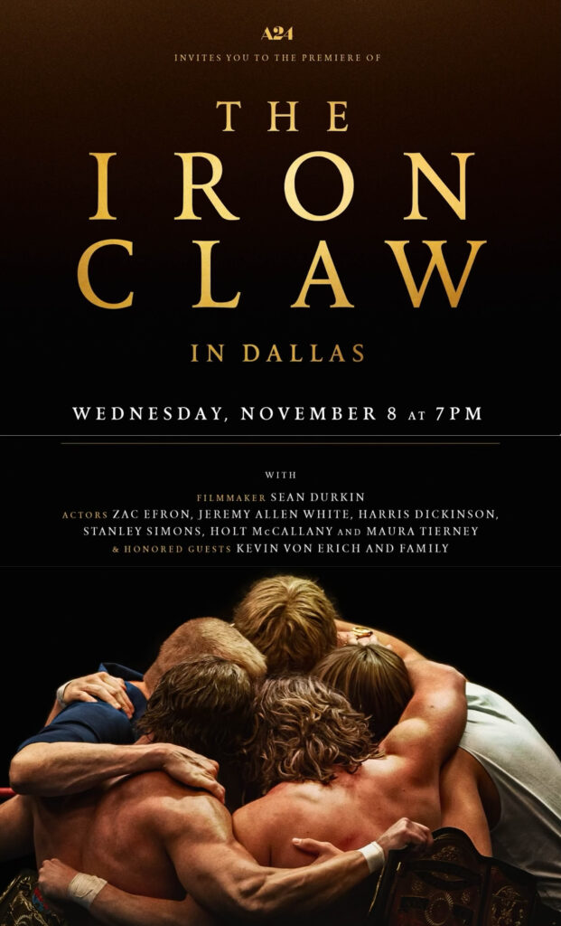 The Iron Claw: World Premier